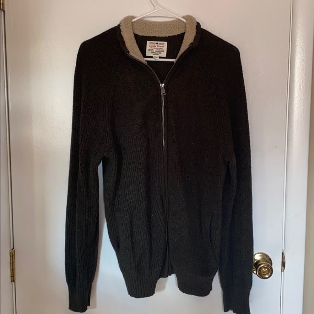 Lucky Brand Sweater Zip Up